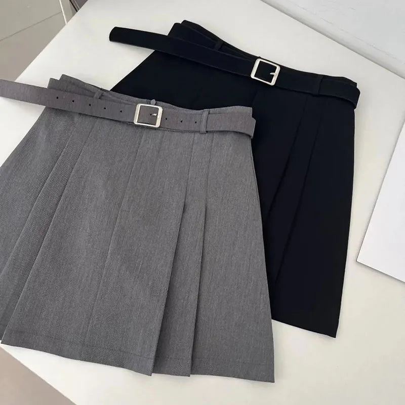 Preppy Style A-Line Skirt for Women