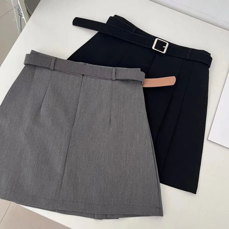 Preppy Style A-Line Skirt for Women