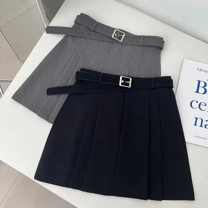 Preppy Style A-Line Skirt for Women